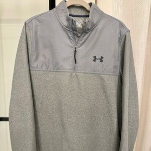 Under Armour Gray 1/4 Zip Performance Pullover